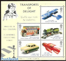 Great Britain 2003 Classical Toys S/s, Mint NH, Transport - Various - Automobiles - Aircraft & Aviation - Railways - T.. - Neufs