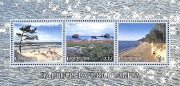 Lithuania 2001 Nature Of Baltic Sea S/s, Joint Issue Latvia, Estonia, Mint NH, Nature - Various - Trees & Forests - Jo.. - Rotary Club