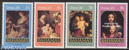 Bahamas 2001 Christmas, Paintings 4v, Mint NH, Religion - Christmas - Art - Paintings - Rubens - Navidad