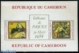 Cameroon 1984 Easter S/s, Mint NH, Religion - Religion - Art - Paintings - Kameroen (1960-...)
