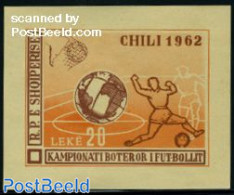 Albania 1962 Football Games Imperforated S/s, Mint NH, Sport - Football - Albanien
