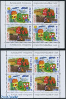 Romania 2006 Europa, Integration 2 S/s, Mint NH, History - Europa (cept) - Art - Children Drawings - Unused Stamps