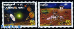Albania 2009 Europa, Astronomy 2v, Mint NH, History - Science - Transport - Europa (cept) - Astronomy - Space Explorat.. - Astrología