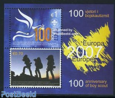 Kosovo 2007 Europa, Scouting S/s, Mint NH, History - Sport - Europa (cept) - Scouting - Autres & Non Classés