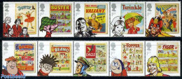 Great Britain 2012 Comics 10v (2x[::::]), Mint NH, Art - Comics (except Disney) - Unused Stamps