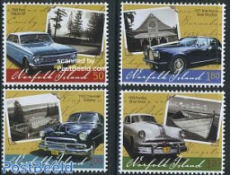 Norfolk Island 2008 Automobiles 4v (Rolls R.,Pontiac,Ford,Chevrolet), Mint NH, Transport - Automobiles - Ships And Boa.. - Coches