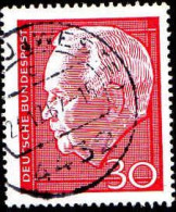 RFA Poste Obl Yv: 407/408 Heinrich Lübke (Beau Cachet Rond) - Used Stamps