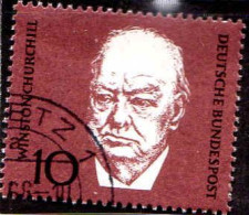 RFA Poste Obl Yv: 419/422 1.Anniversaire De La Mort De Konrad Adenauer (Beau Cachet Rond) - Oblitérés