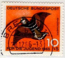 RFA Poste Obl Yv: 330/333 Für Die Jugend Gibier à Plumes  (TB Cachet Rond) Bremen - Gebruikt