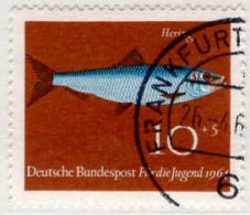 RFA Poste Obl Yv: 284/287 Für Die Jugend Poissons  (TB Cachet Rond) Frankfurt - Used Stamps