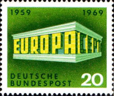 RFA Poste N** Yv: 446/447 Europa Cept Temple - Unused Stamps