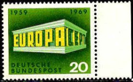 RFA Poste N** Yv: 446/447 Europa Cept Temple Bord De Feuille - Unused Stamps