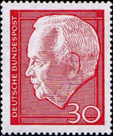 RFA Poste N** Yv: 407/408 Heinrich Lübke - Unused Stamps