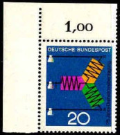RFA Poste N** Yv: 378/379 Progrès En Sciences & Techniques Coin De Feuille - Unused Stamps
