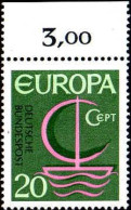RFA Poste N** Yv: 376/377 Europa Cept Voilier Stylisé (Bord De Feuille) - Unused Stamps