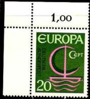 RFA Poste N** Yv: 376/377 Europa Cept Voilier Stylisé Coin De Feuille - Nuovi