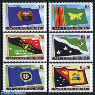 Papua New Guinea 2005 Provincial Flags 6v, Mint NH, History - Flags - Papua Nuova Guinea