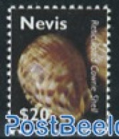Nevis 2007 Definitive, Shell 1v ($20), Mint NH, Nature - Shells & Crustaceans - Mundo Aquatico
