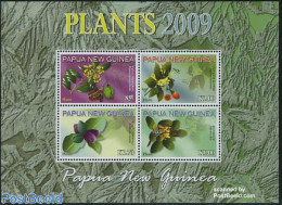 Papua New Guinea 2009 Plants 4v M/s, Mint NH, Nature - Flowers & Plants - Papouasie-Nouvelle-Guinée