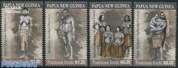 Papua New Guinea 2012 Traditional Costumes 4v, Mint NH, Various - Costumes - Kostüme