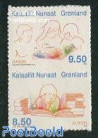 Greenland 2010 Europa 2v S-a, Mint NH, History - Europa (cept) - Art - Books - Unused Stamps