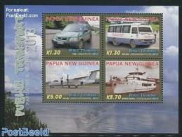 Papua New Guinea 2013 Transport 4v M/s, Mint NH, Transport - Automobiles - Aircraft & Aviation - Ships And Boats - Voitures