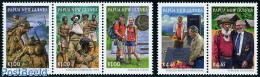 Papua New Guinea 2010 Kokoda 5v, Joint Issue With Australia, Mint NH, History - Various - Militarism - Joint Issues - Militaria