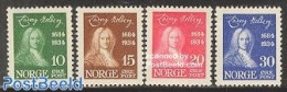 Norway 1934 Baron L. Holberg 4v, Unused (hinged), Art - Authors - Nuevos