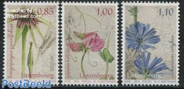 Luxemburg 2014 Flowers 3v, Mint NH, Nature - Flowers & Plants - Ongebruikt