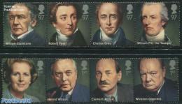 Great Britain 2014 Prime Ministers 8v (2x[:::]), Mint NH, History - Churchill - Politicians - Ungebraucht