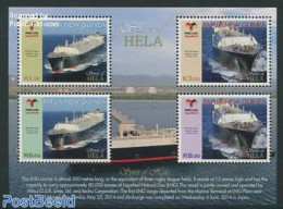 Papua New Guinea 2014 Spirit Of Hela 4v M/s, Mint NH, Transport - Ships And Boats - Bateaux