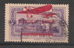 GRAND LIBAN - 1928-30 - Poste Aérienne PA N°YT. 34 - Avion 5pi Violet - Oblitéré / Used - Usados