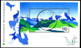 RFA Bloc Obl Yv:46 Mi:47 Europa Nationalpark Berchtesgaden (cachet Rond) - 1991-2000