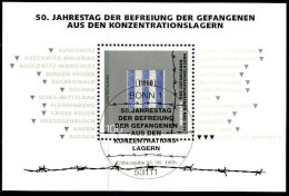 RFA Bloc Obl Yv:31 Mi:32 Gefangenen Aus Den Konzentrationslagern (Fdc) Bonn 05-05-1995 - 1991-2000