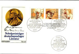 RFA Bloc Obl Yv:15 Mi:16 Nobelpreisträger Deutschsprachiger Literatur (TB Cachet à Date) Fdc Bonn 16-2-78 - 1959-1980