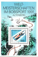 RFA Bloc N** Yv:22 Mi:23 Welt-Meisterschaft Im Bobsport 1991 Altenberg - 1991-2000