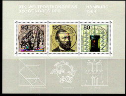 RFA Bloc N** Yv:18 Mi:19 Weltpostkongress Heinrich Von Stephan - 1981-1990
