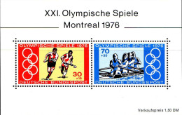 RFA Bloc N** Yv:11 Mi:12 21.Olympische Spiele Montreal 1976 - 1959-1980