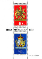 RFA Bloc N** Yv: 8 Mi:9 IBRA München Enseignes De Poste - 1959-1980