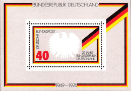 RFA Bloc N** Yv: 9 Mi:10 25 Jahre Bundesrepublik Deutschland - 1959-1980