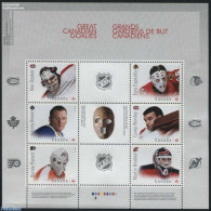 Canada 2015 Great Canadian Goalies S/s, Mint NH, Sport - Ice Hockey - Unused Stamps