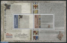 Gibraltar 2015 Magna Carta S/s, Mint NH, History - History - Art - Handwriting And Autographs - Gibraltar