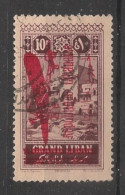 GRAND LIBAN - 1928-30 - Poste Aérienne PA N°YT. 35 - Avion 10pi Brun-lilas - Oblitéré / Used - Gebraucht