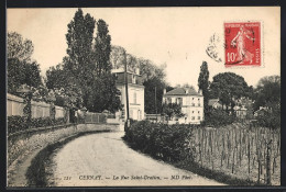 CPA Cernay, La Rue Saint-Gratien, Vue De La Rue  - Saint Gratien
