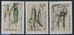 Luxemburg 2016 Vegetables Of The Past 3v, Mint NH, Health - Food & Drink - Unused Stamps
