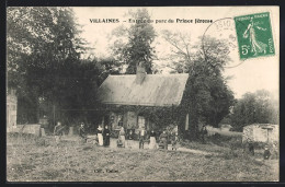 CPA Villaines, Entrée Du Parc Du Prince Jéromes  - Other & Unclassified