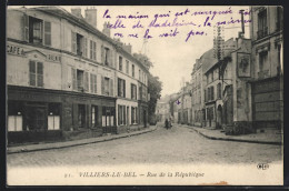 CPA Villiers-le-Bel, Rue De La Republique  - Villiers Le Bel