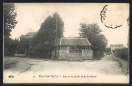 CPA Franconville, Rues De La Justice Et De La Station, Vues De Rues  - Franconville
