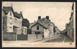 CPA Franconville, La Rue De Paris, Vue De La Rue  - Franconville