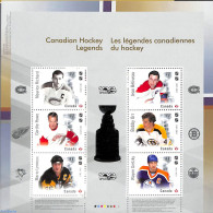 Canada 2017 NHL Legends, S/s, Mint NH, Sport - Ice Hockey - Unused Stamps